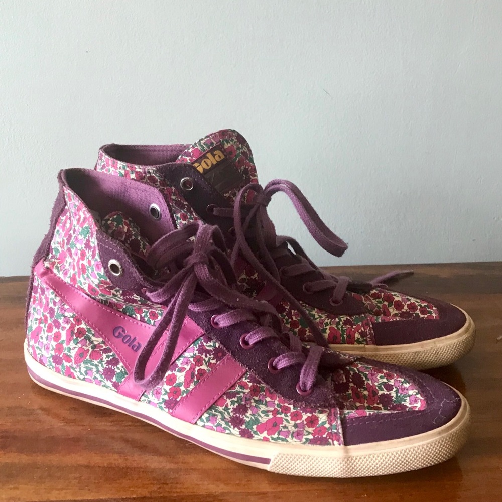 Gola Liberty of London Quota Petal Pink High Top 8